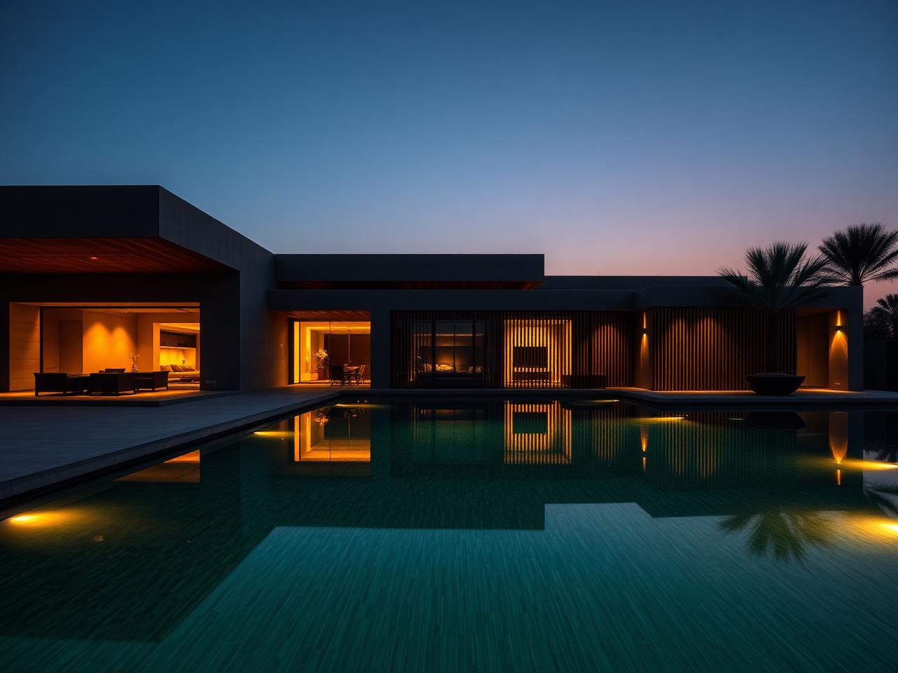 Luxury private residence interior with palace-grade finishes